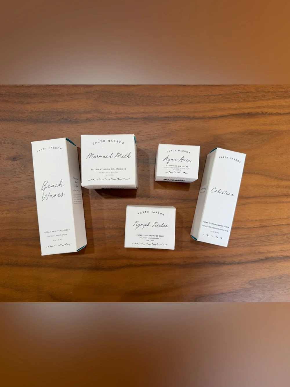 NEW Earth Harbor 5pc Clean Beauty Skincare Bundle | Full Size | $145 Value